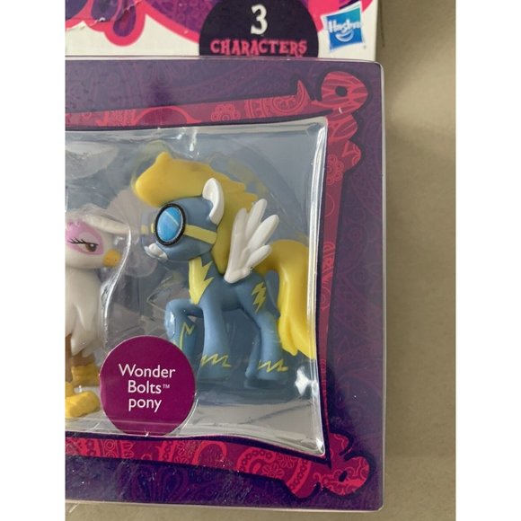 My Little Pony Friendship Magic Cloudsdale 3 Pony Set W/ Rainbow Dash NEW Sealed - Picture 6 of 10